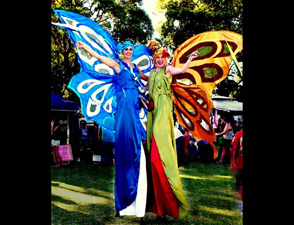 Spring Costume Stilt Walkers Perth